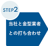 STEP2 当社と金型業者との打ち合わせ